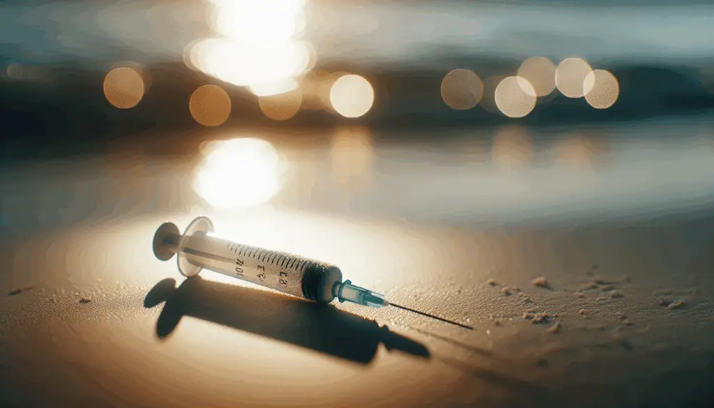 A Florida man was arrested on drug charges and told authorities that the syringes discovered in his rectum were not his
